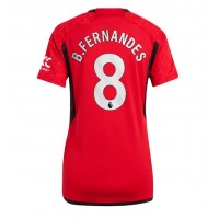 Manchester United Bruno Fernandes #8 Hemmatröja Kvinnor 2023-24 Korta ärmar